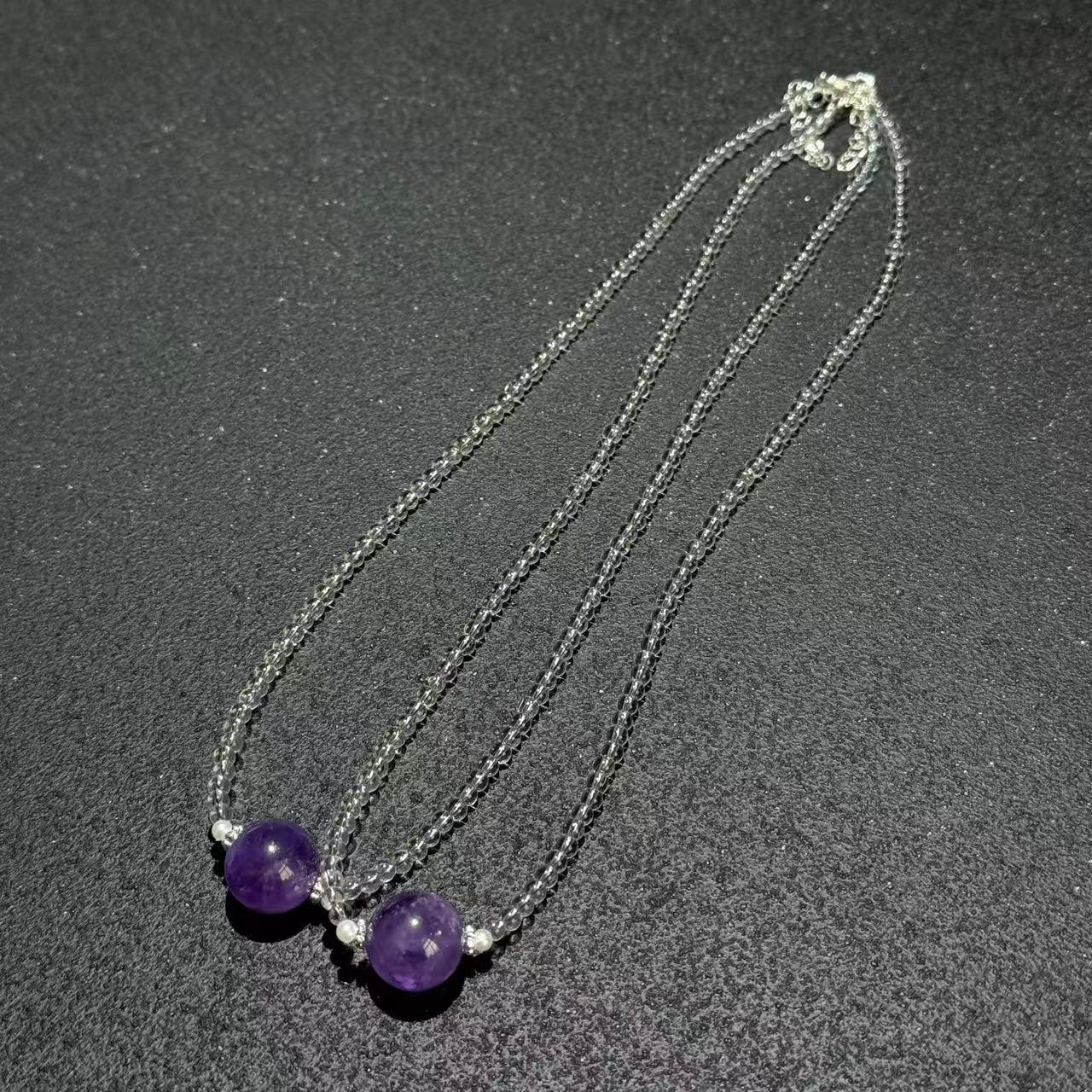 紫水晶diy项链D051708--多样性发其一