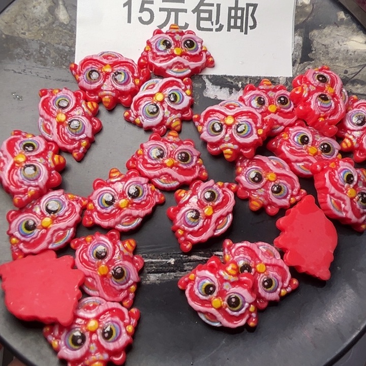 非金属醒狮贴片30个