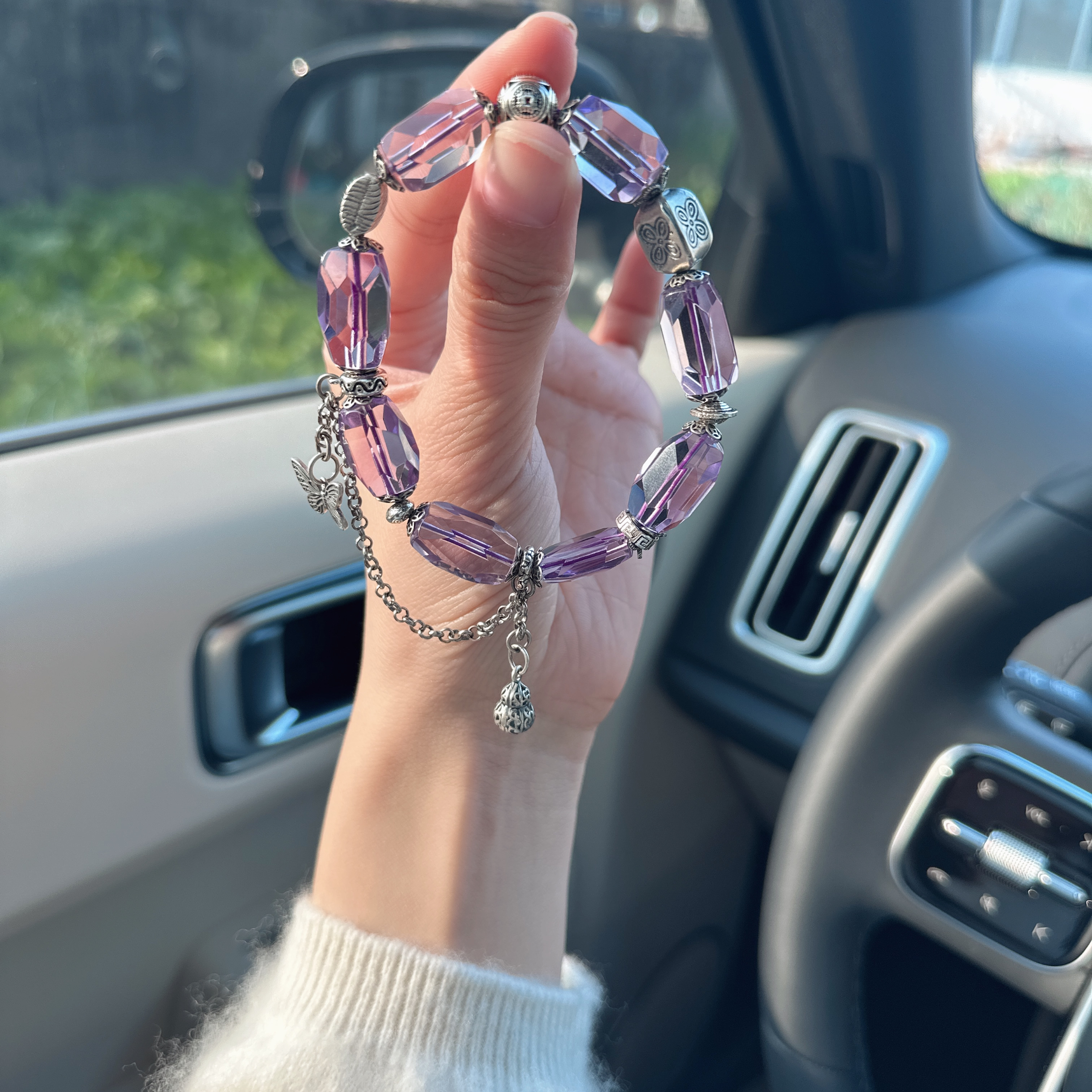 紫水晶貔恘原创设计时尚手链