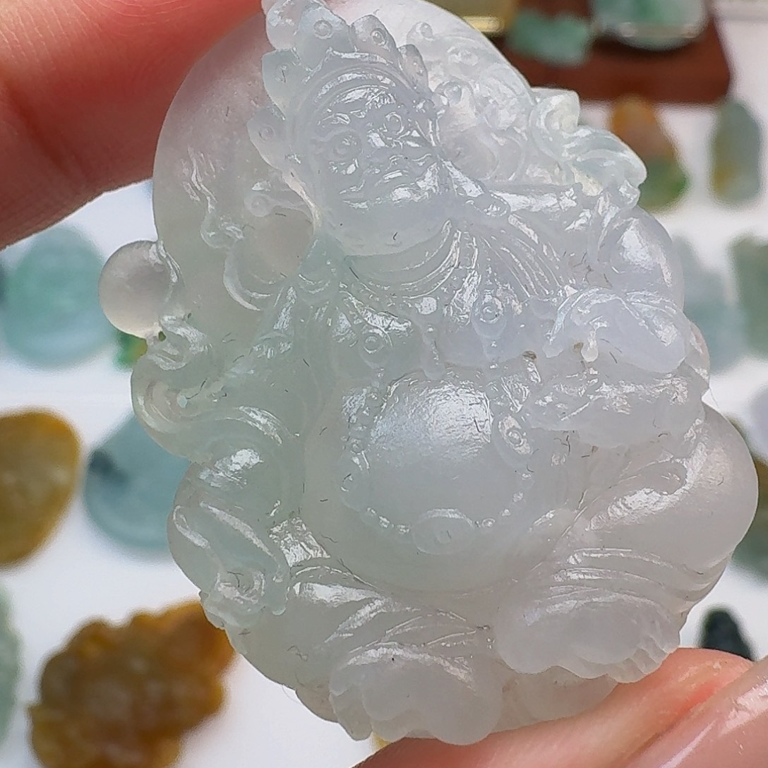 阿***杰定制翡翠未镶嵌毛货