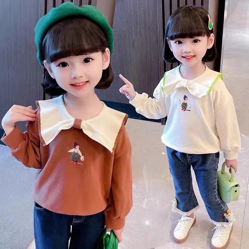 55273春秋新款女童卫衣断码清货