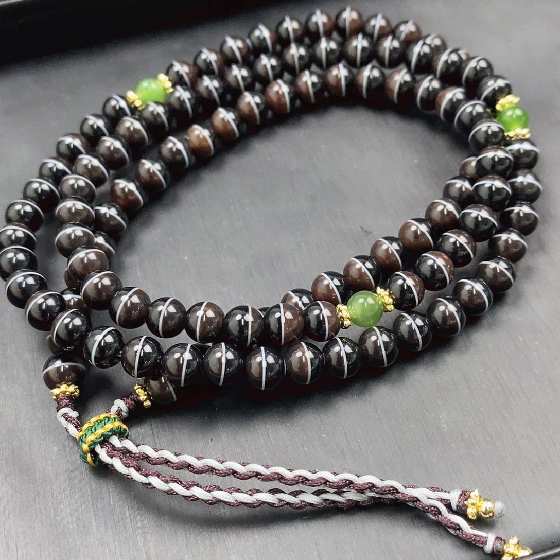 玛瑙/玉髓玛瑙手串合金