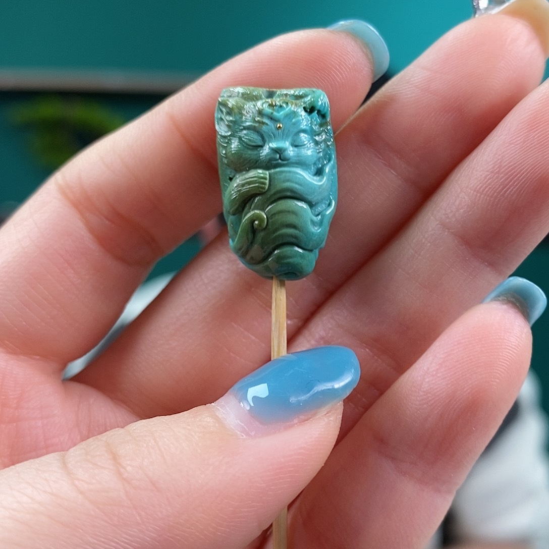 绿松石珠宝奇石未镶嵌