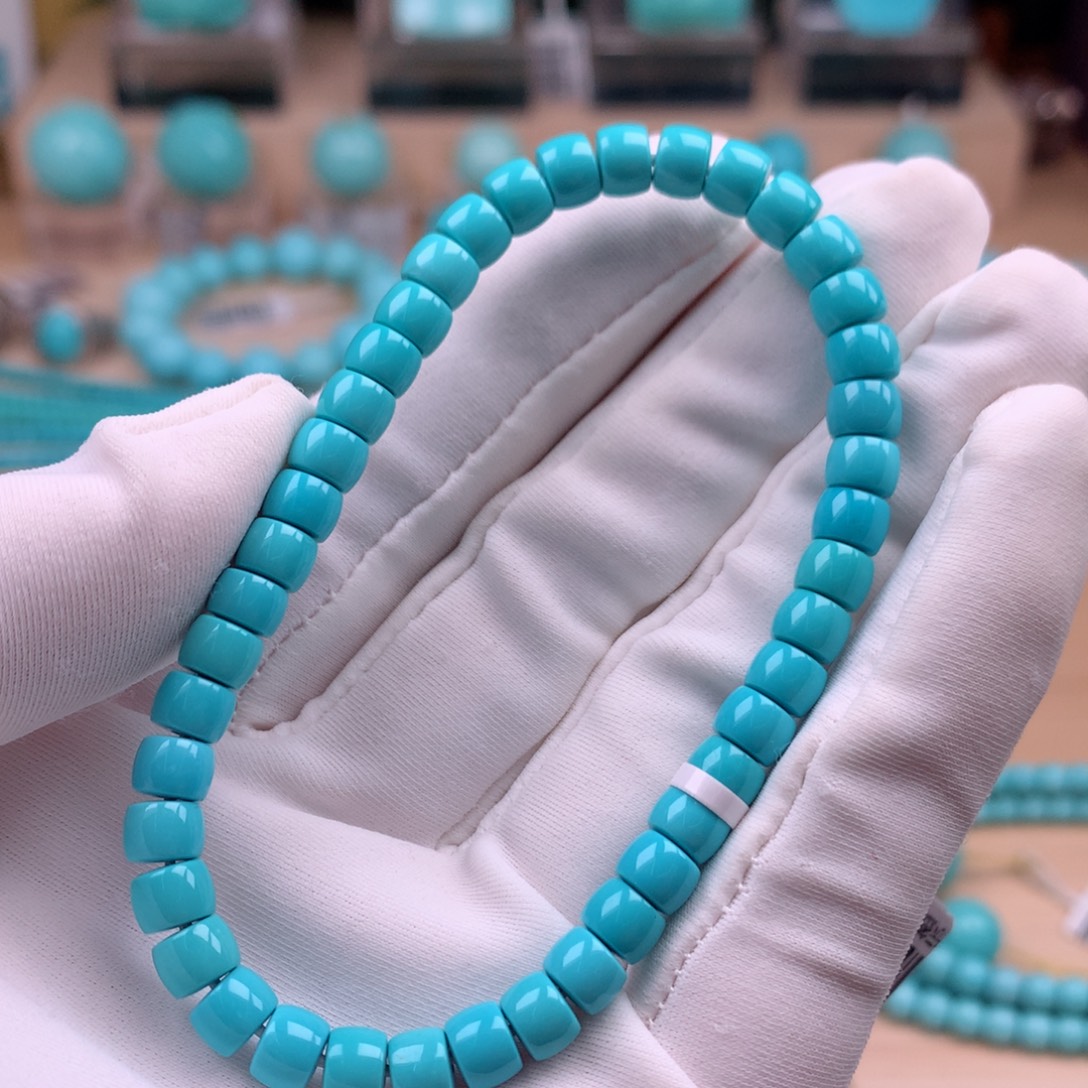 绿松石未镶嵌珠宝奇石5.6mm