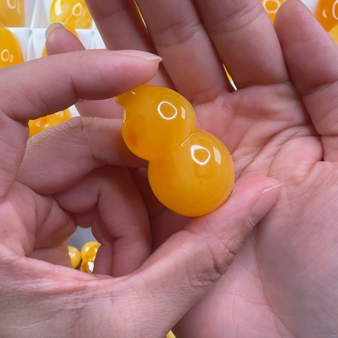 蜜蜡毛衣链未镶嵌清**好