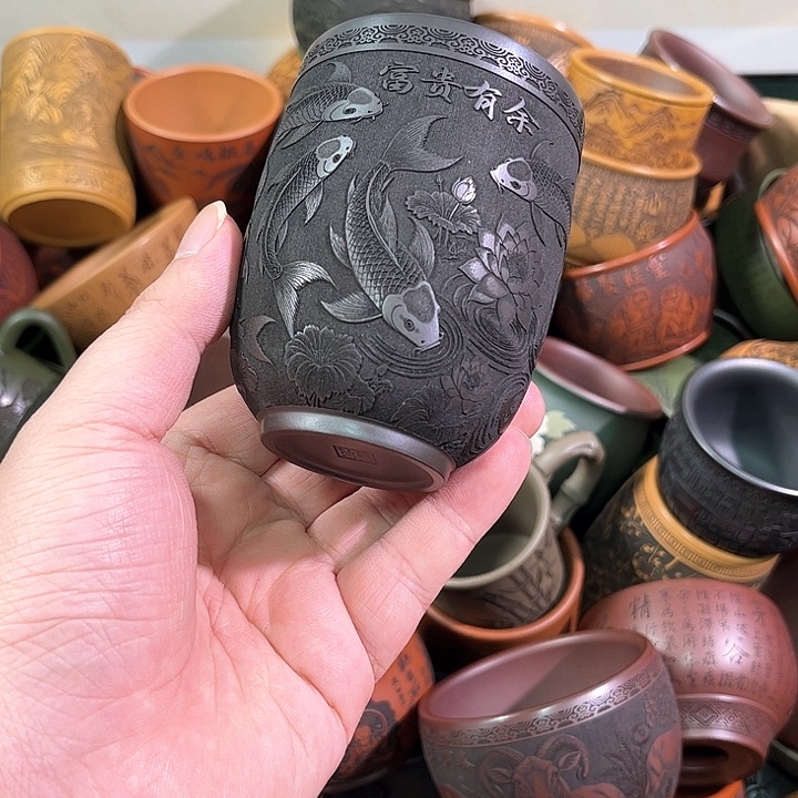 茶杯紫砂全手工紫砂主任杯