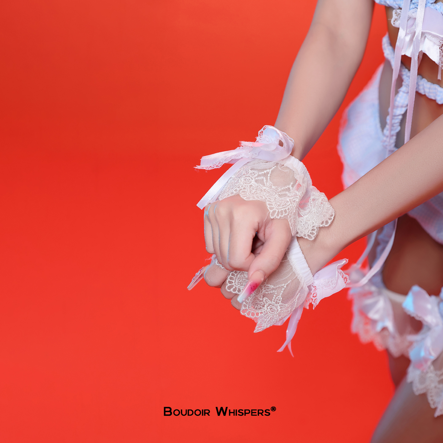 【樱花梦境】BOUDOIR WHISPERS｜纯欲风女式内衣性感拼接文胸套装