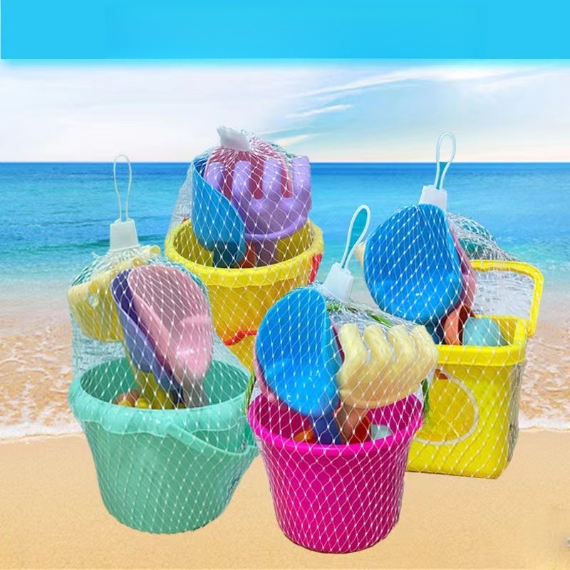 新款大号沙滩玩具5件套(颜色不挑)Z1034