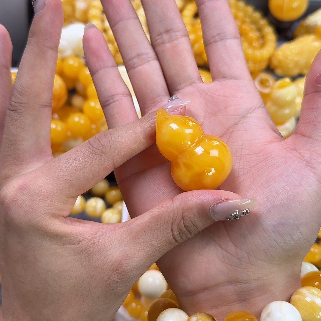 蜜蜡珠宝奇石未镶嵌葫芦