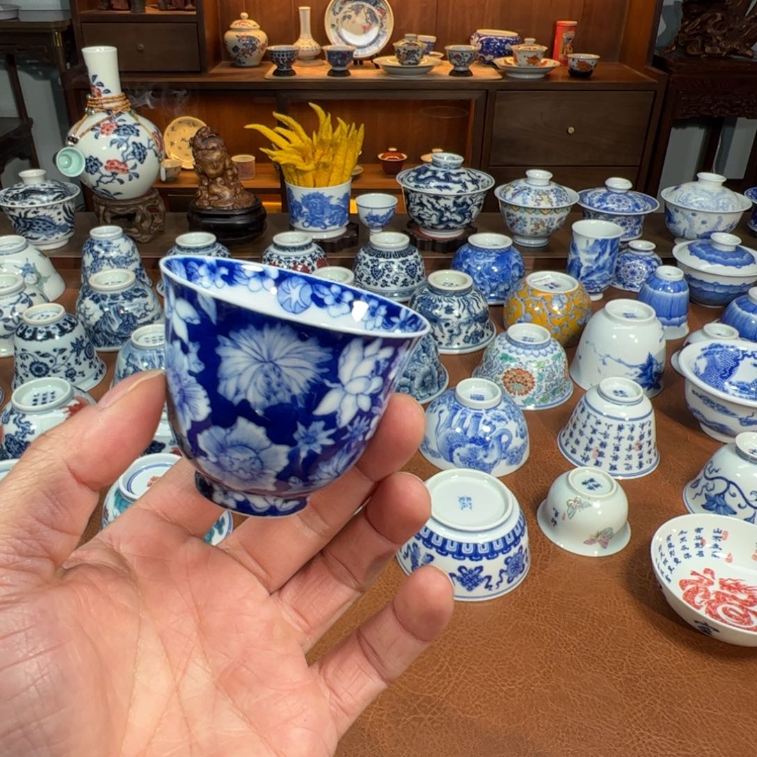 留白万花铃铛杯杯杯