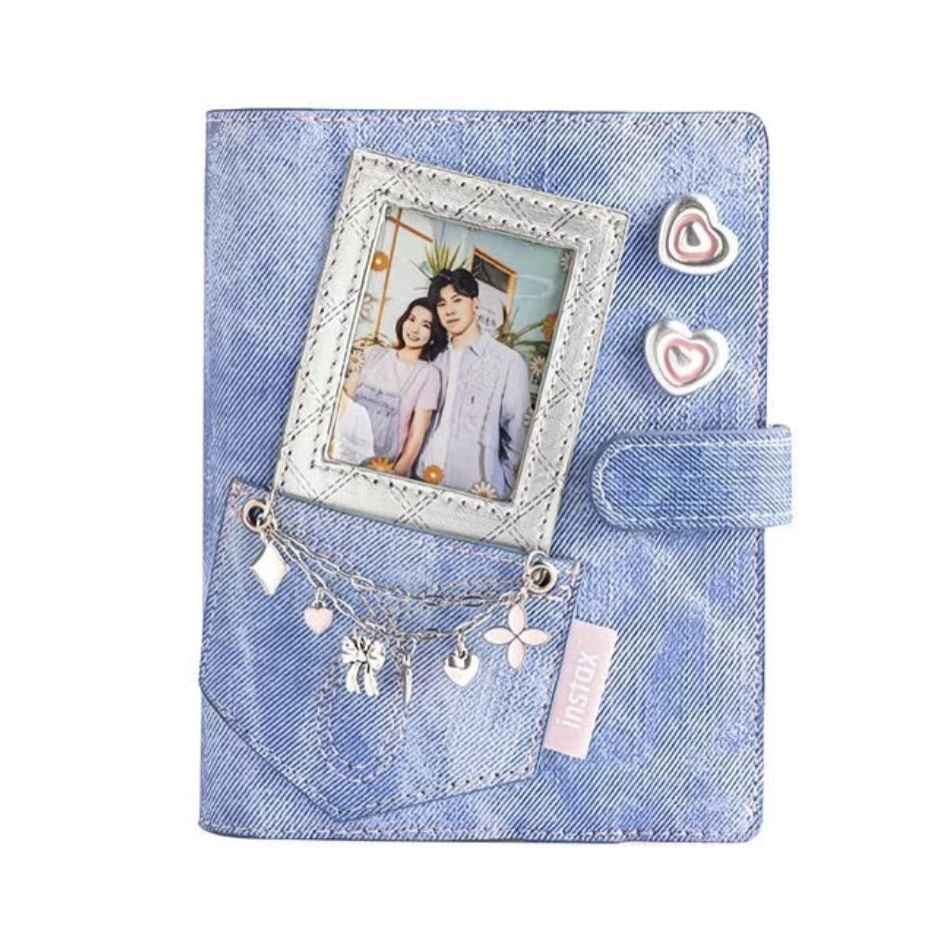 甜心牛仔相册/童话夜系列薰衣草紫相册3寸拍立得相纸相册可装64张