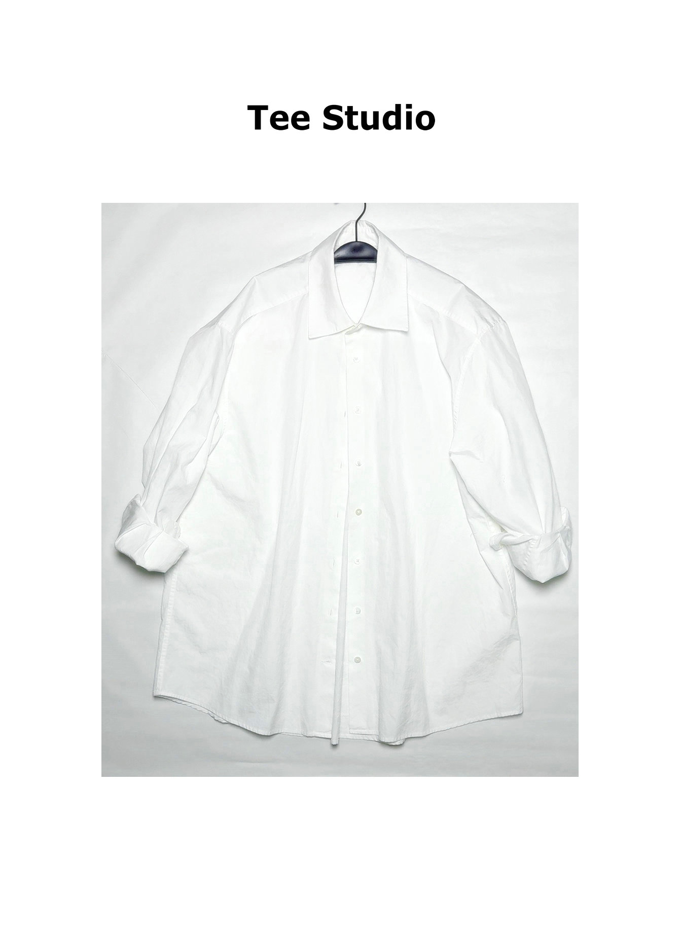 TEE STUDIO 660高级简约智性穿搭极简白衬衣