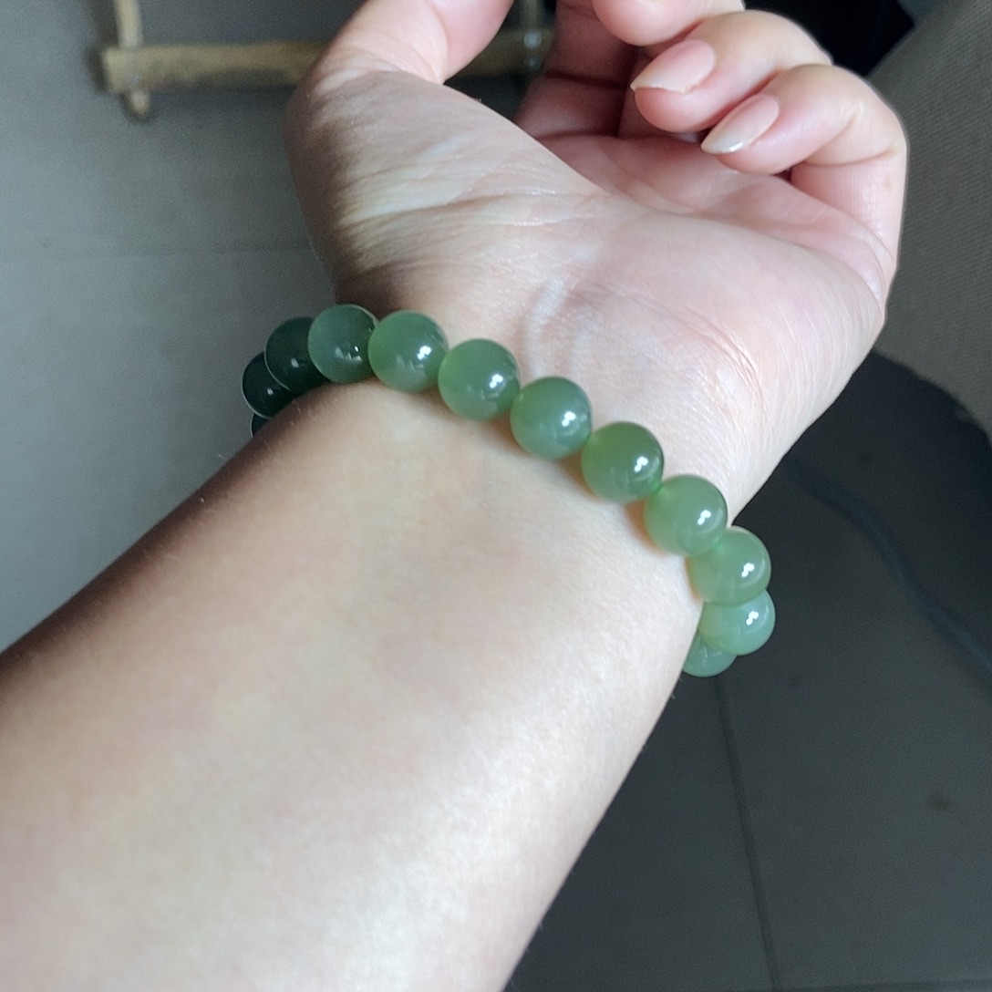 和田玉手串未镶嵌