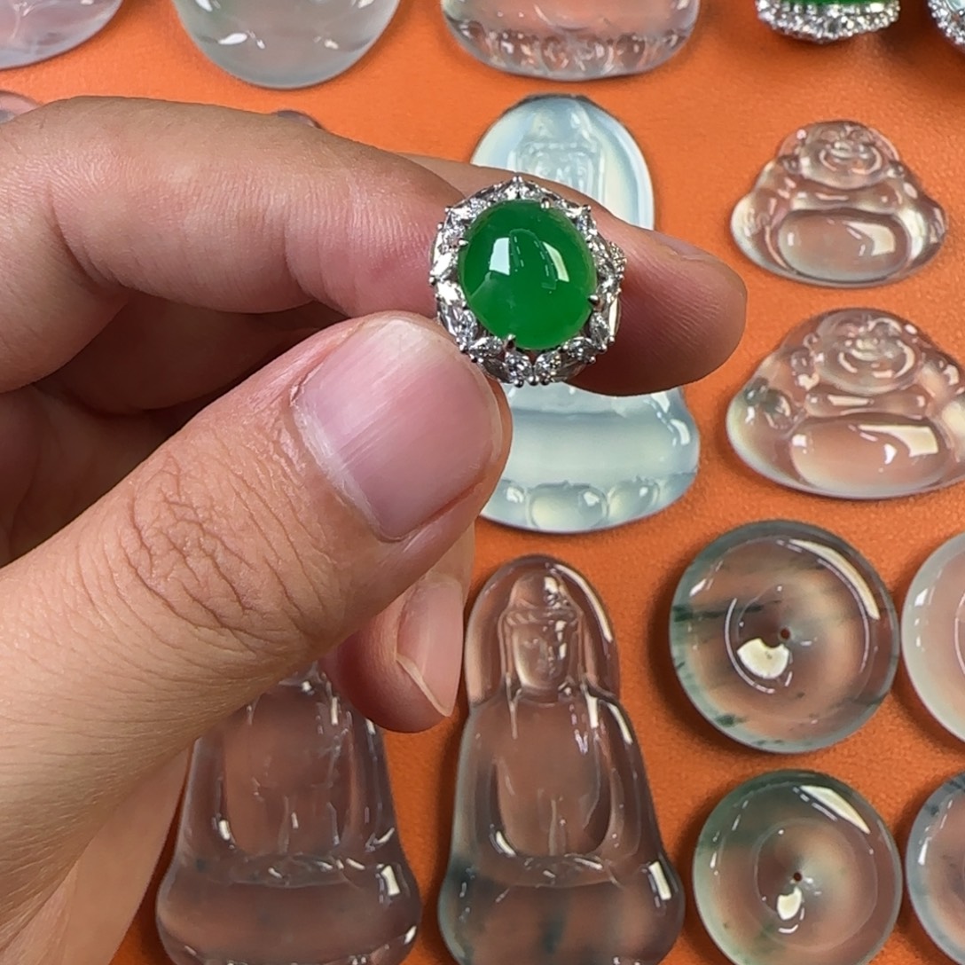 未镶嵌定制翡翠天然