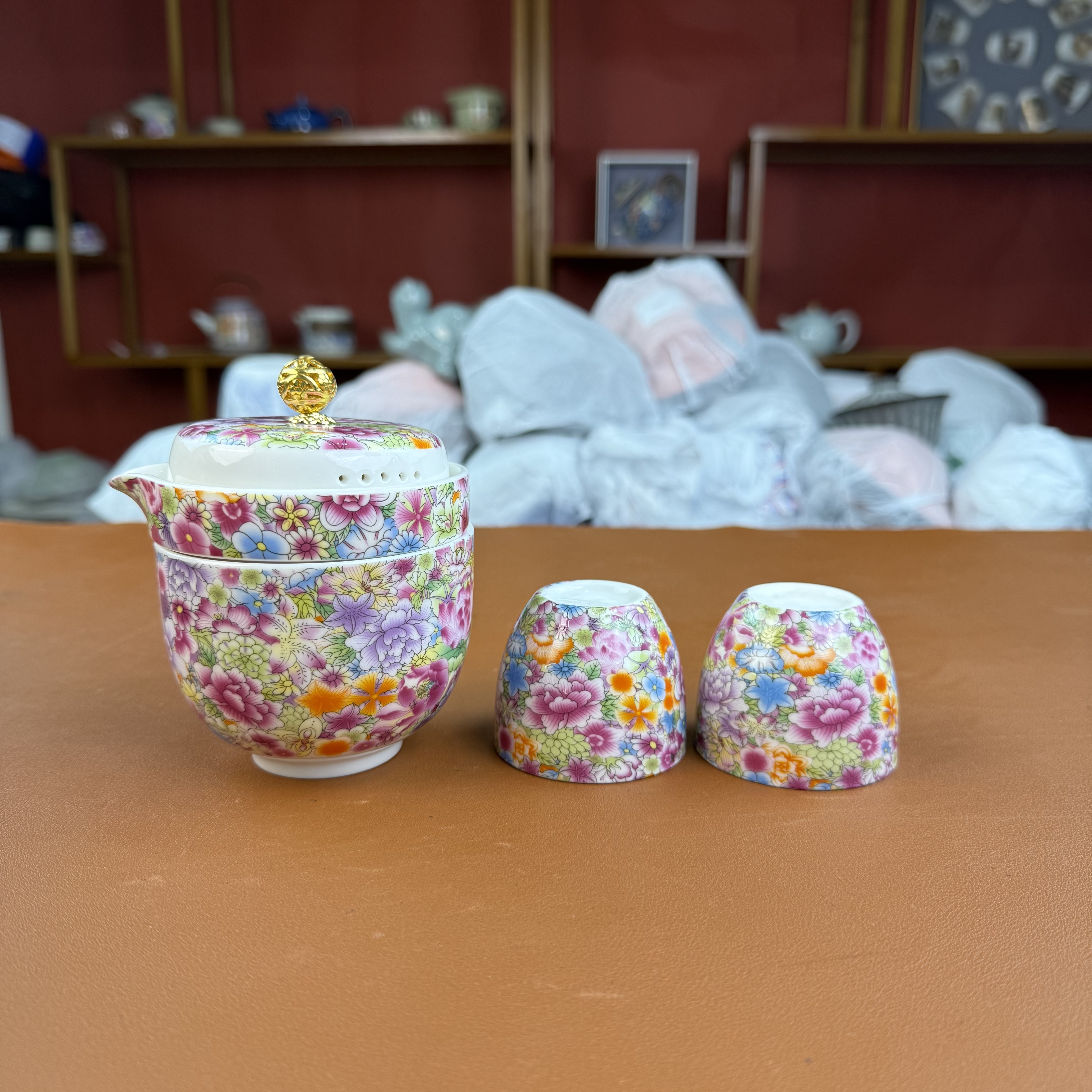 繁花旅行茶具@@YS369