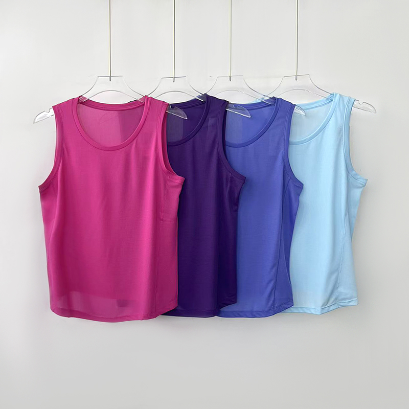 004女士呼吸方格超博速干运动背心