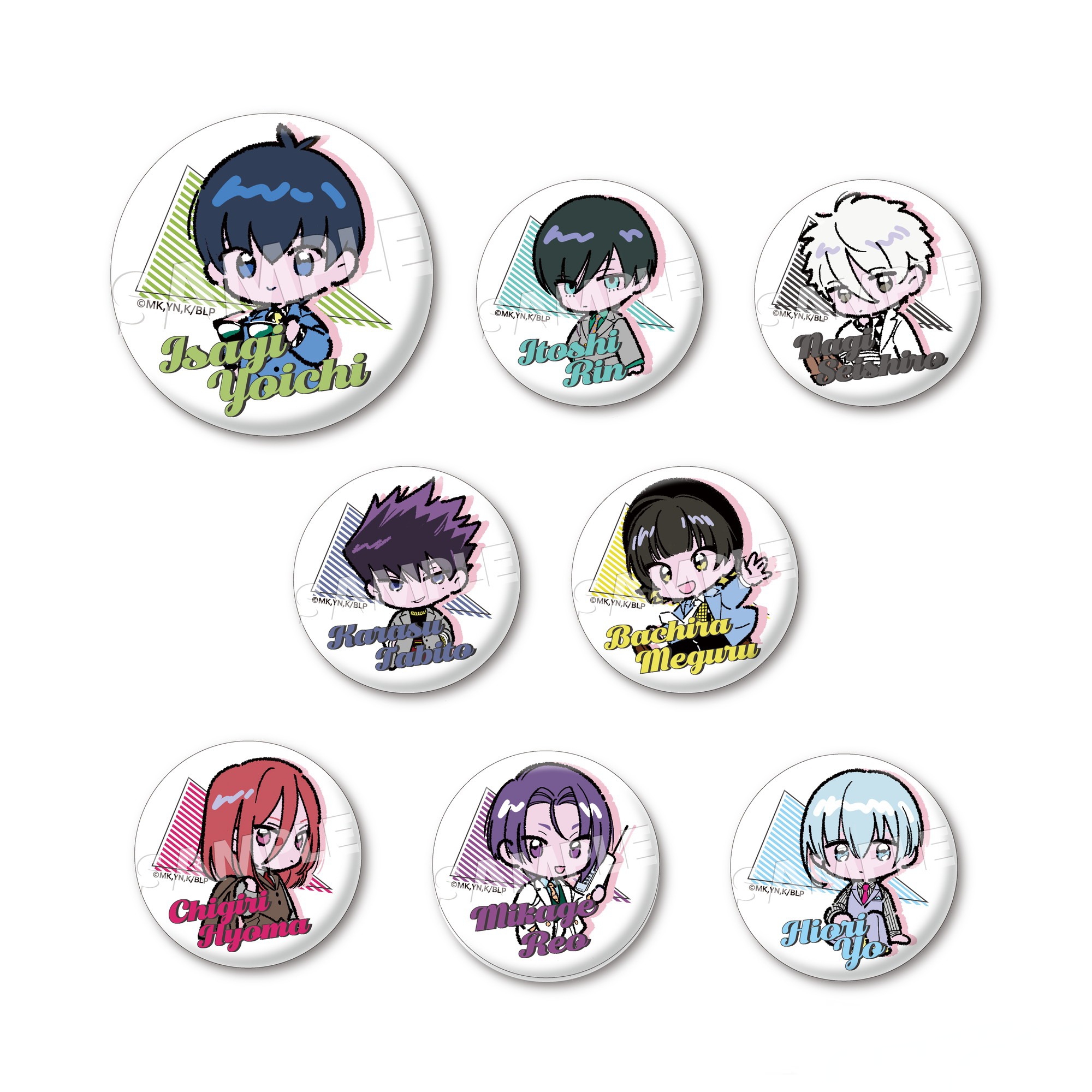 【蓝锁日谷】蓝色监狱 泡沫经济时代系列 徽章吧唧 盲盒代拆