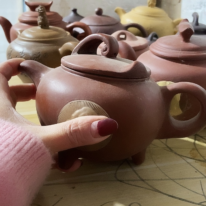 全手工制作宜兴紫砂茶壶