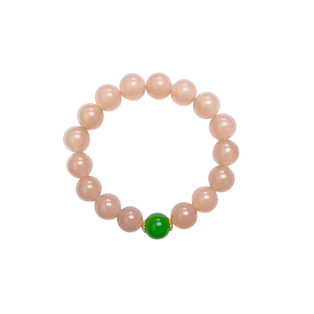 藕粉玉珠手串 C02-20