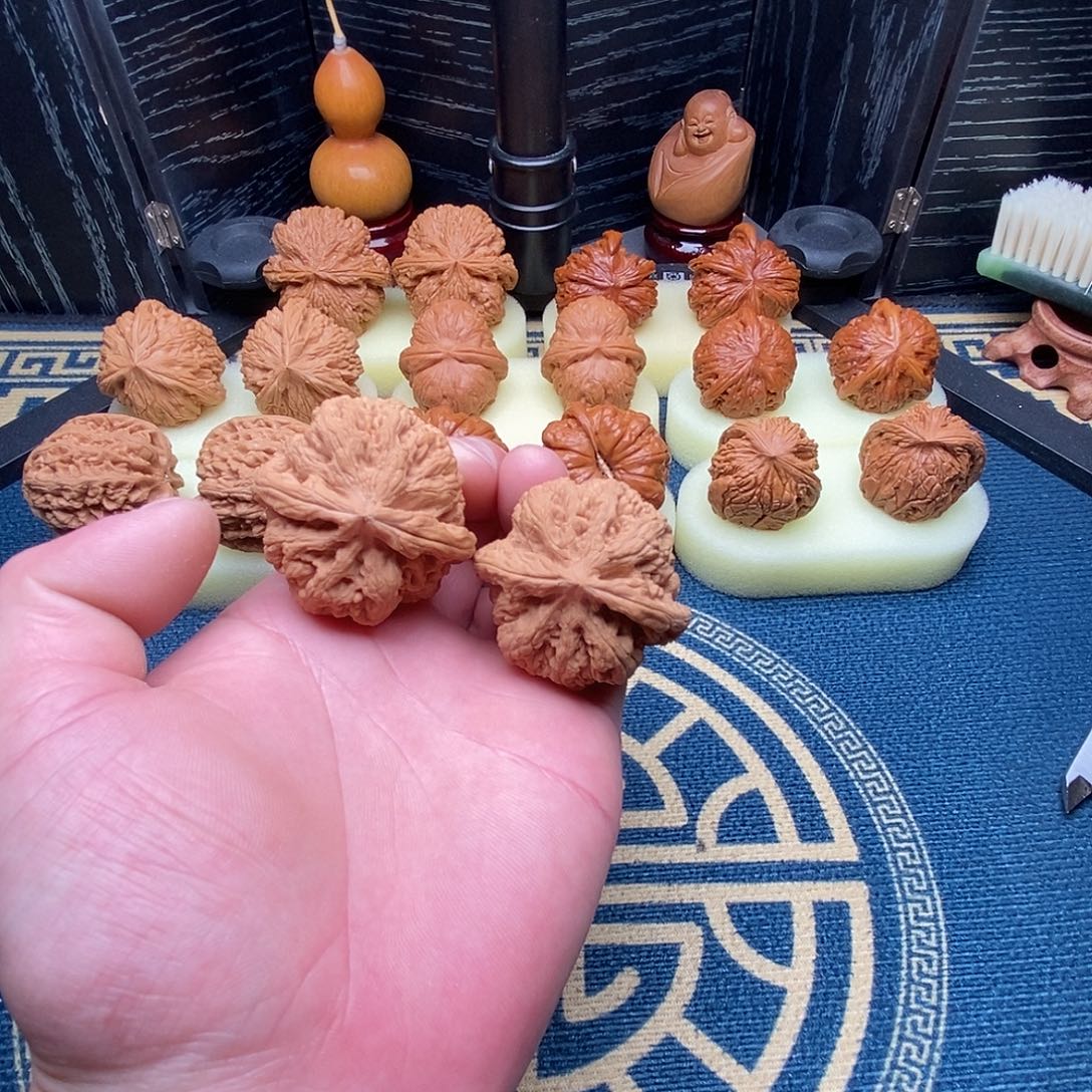 吊坠文玩核桃粗筋44尺