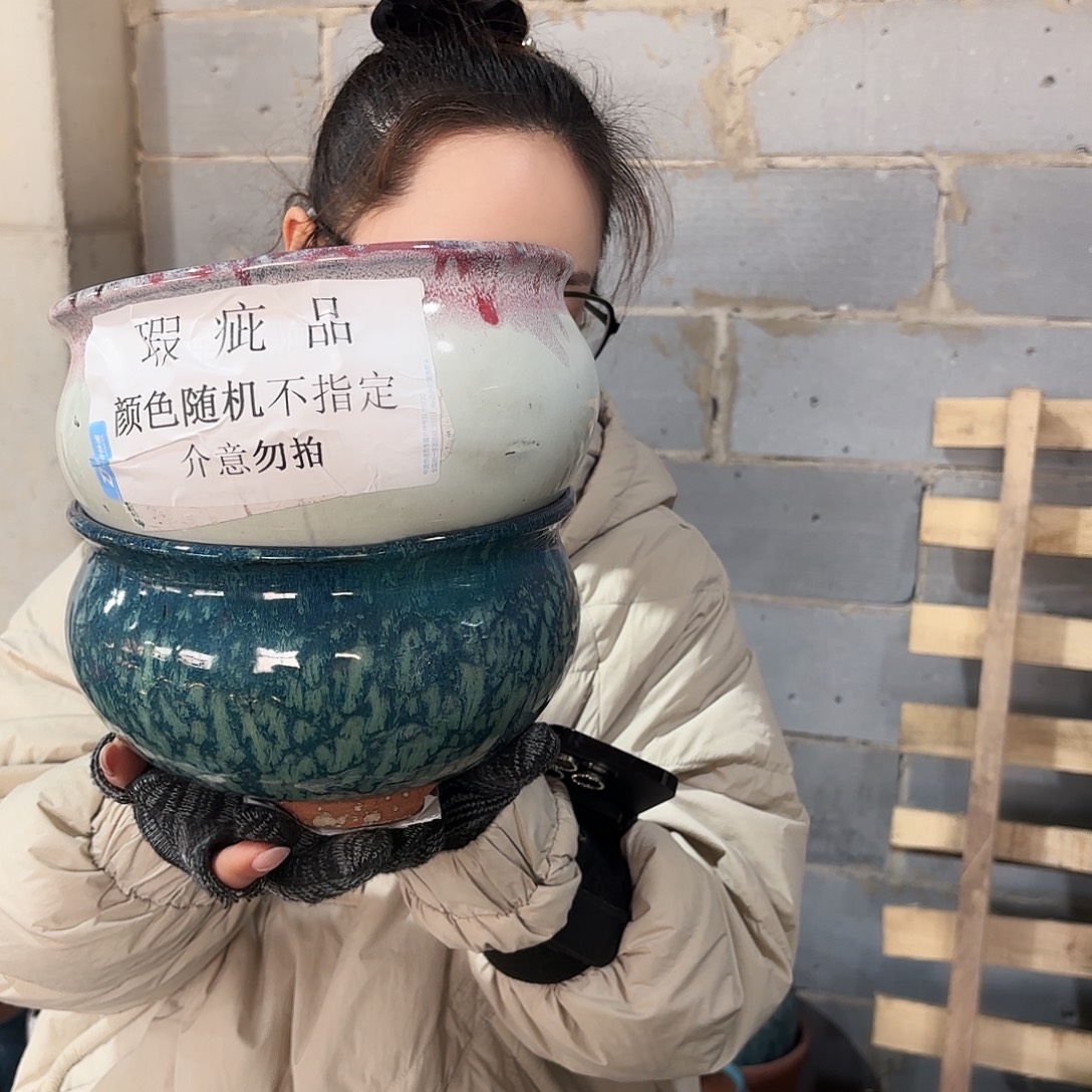 红陶瑕疵高12/20两个