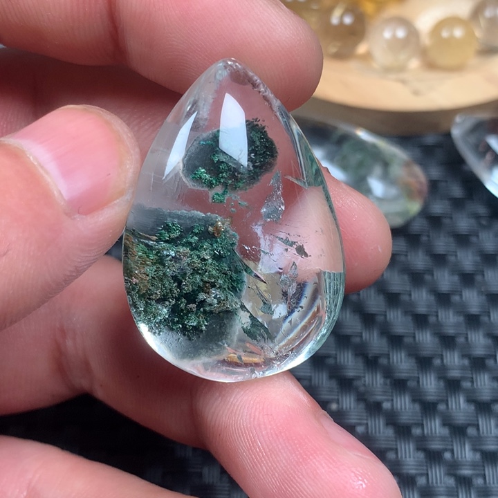没***病水晶未镶嵌吊坠(不含链)