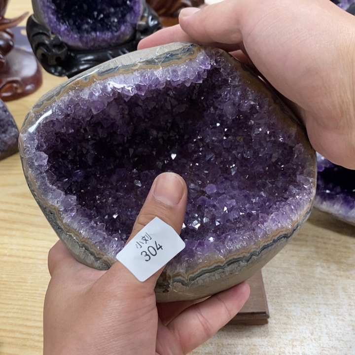 未镶嵌紫晶大型摆件（非配饰）贻****茶