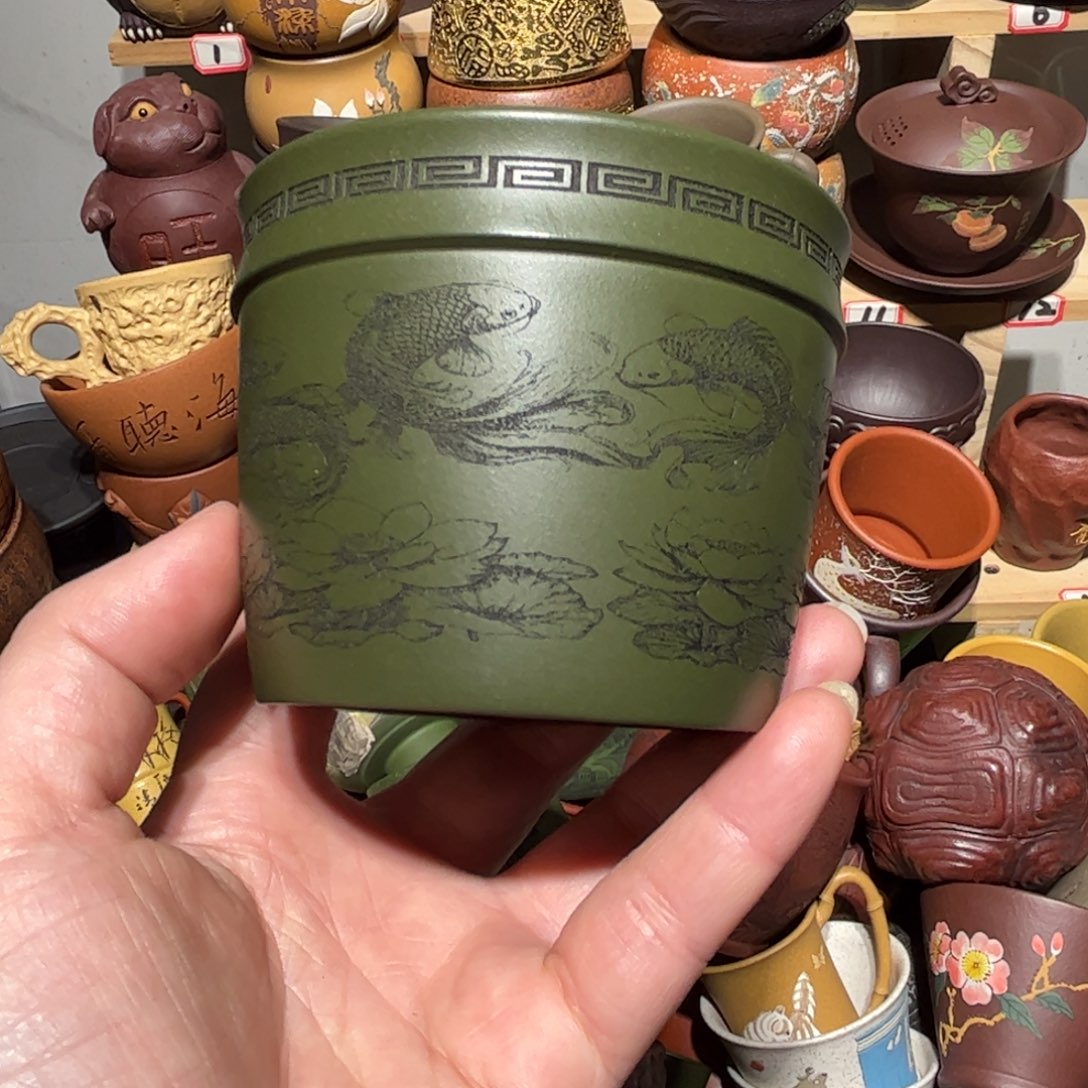 紫砂茶杯宜兴紫砂主人杯