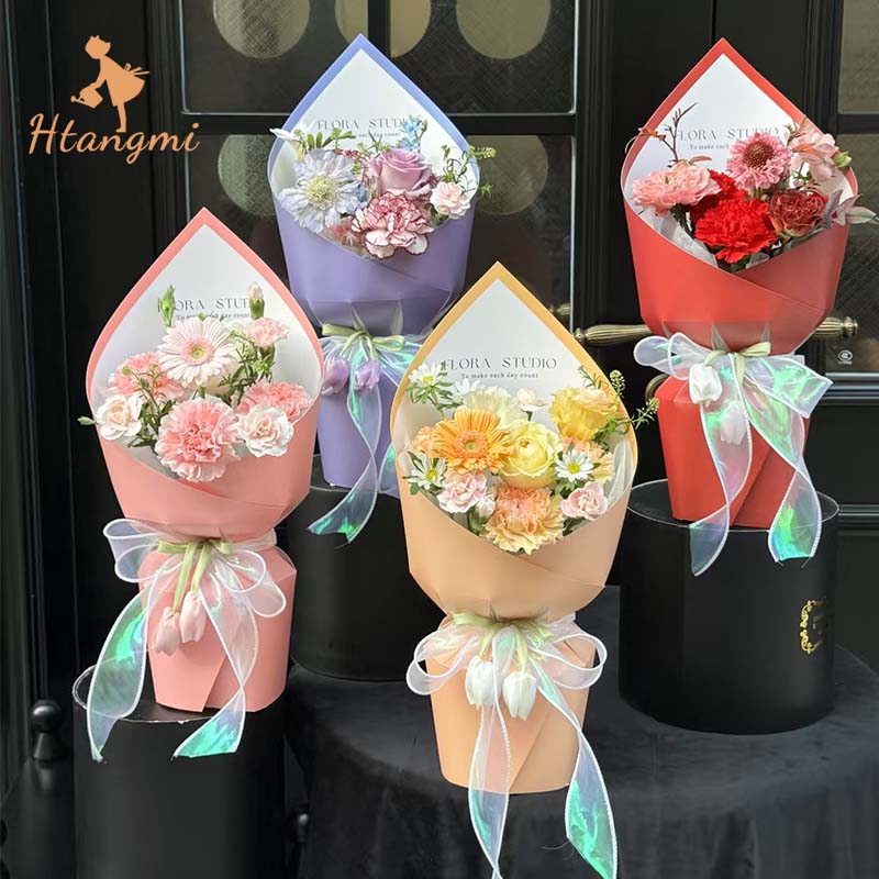 【汉唐美】母亲节美伢花束一体式定型片节日快速包花神器花店资材