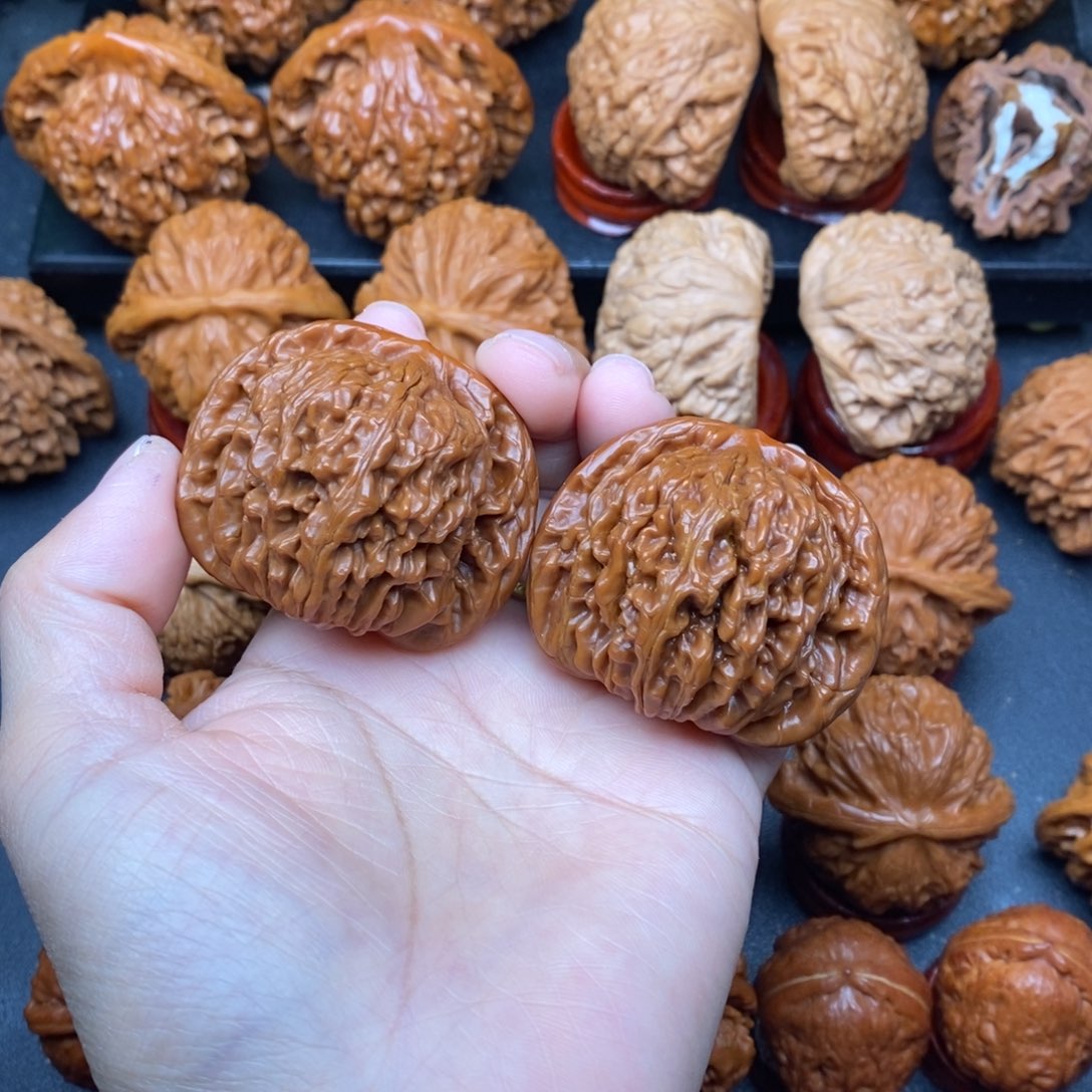 把件文玩核桃47四座楼