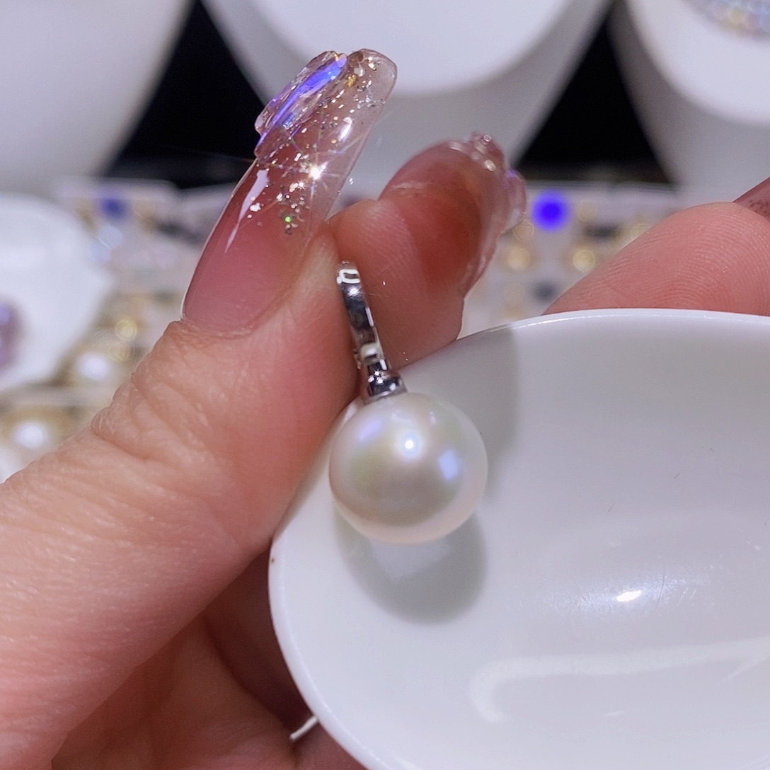 淡水珍珠颈饰银S925镶嵌