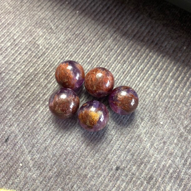 九紫水晶单珠13 DZ10多样性发其一