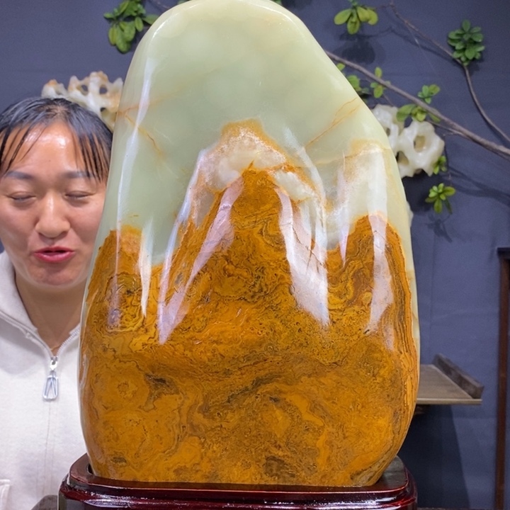 石材精品古青石摆件
