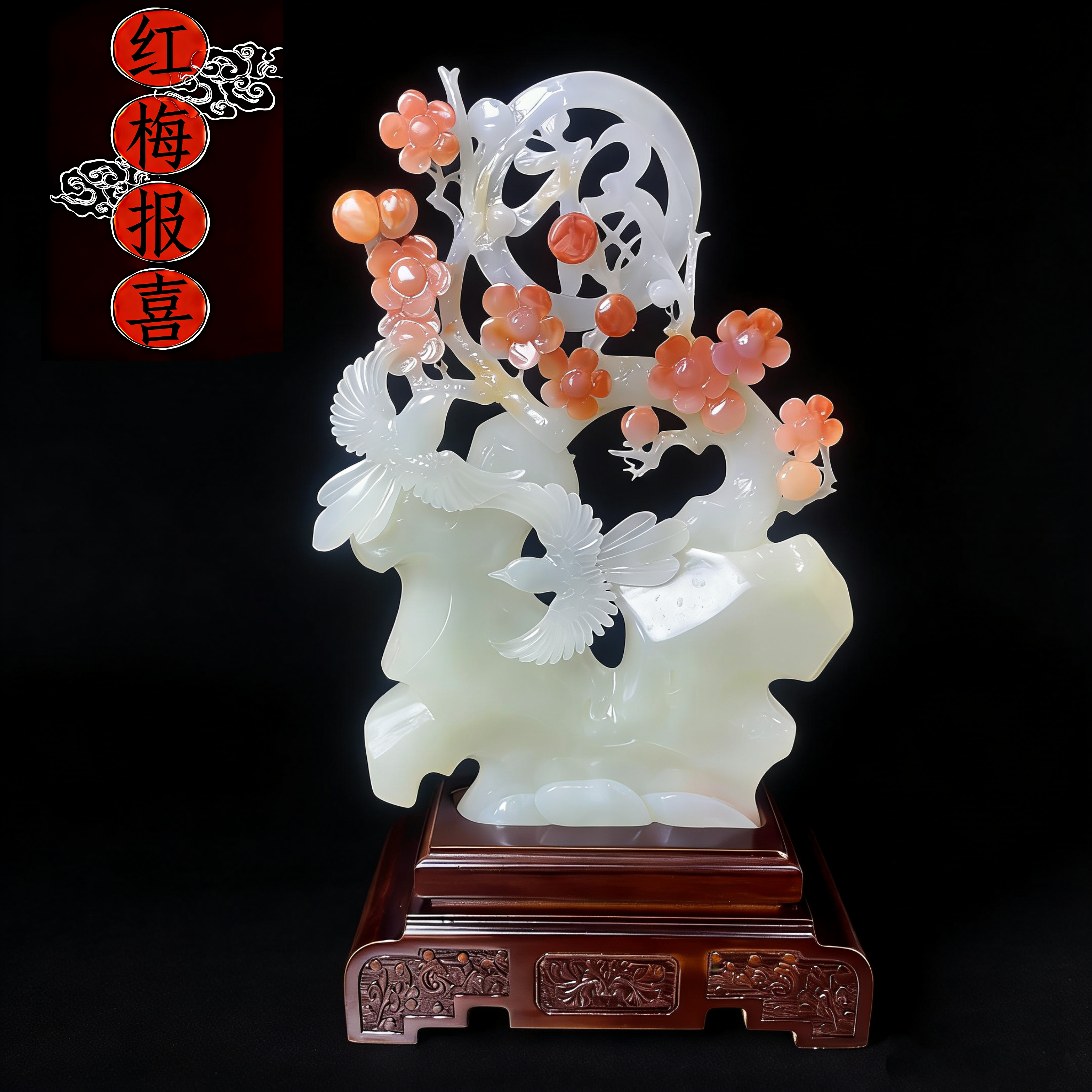 新中式五福临门葫芦摆件客厅玄关乔迁送礼装饰品