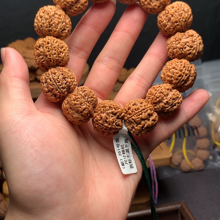 手串金刚菩提菠萝蜜六瓣干刷全品24mm