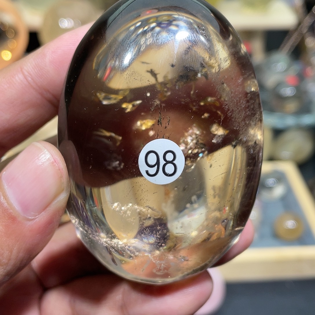 水晶未镶嵌珠宝半成品