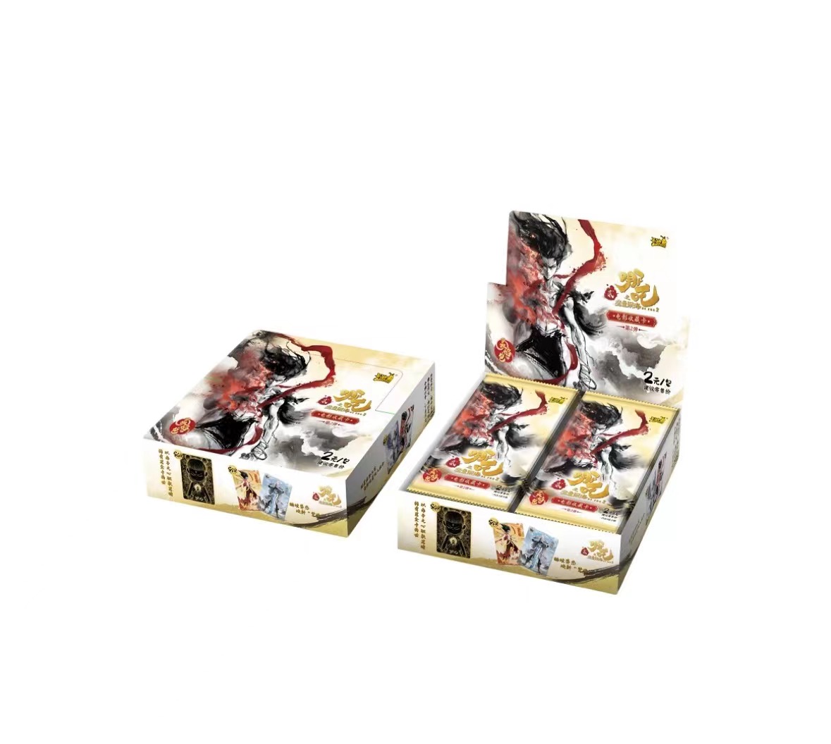 【抓猪猪无上限】卡游哪吒魔童闹海灵焰第二弹盲盒收藏拆卡主播卡牌