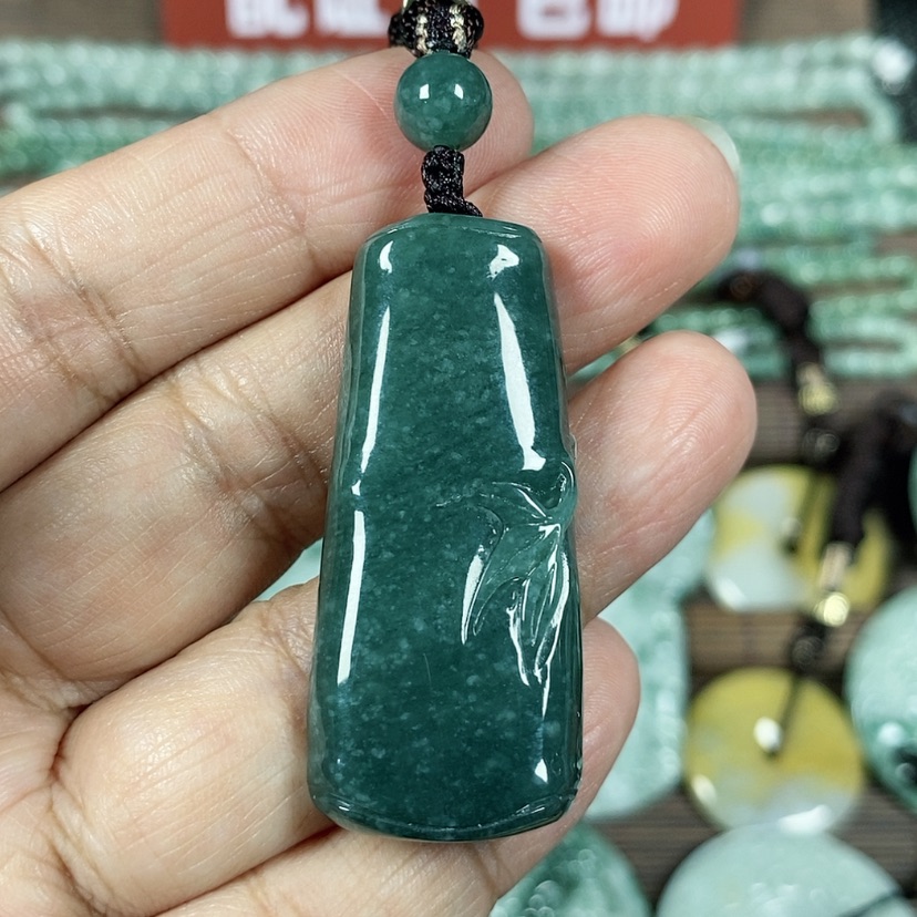 【闪购商品】翡翠颈饰未镶嵌玉吊坠翡翠玉节节高