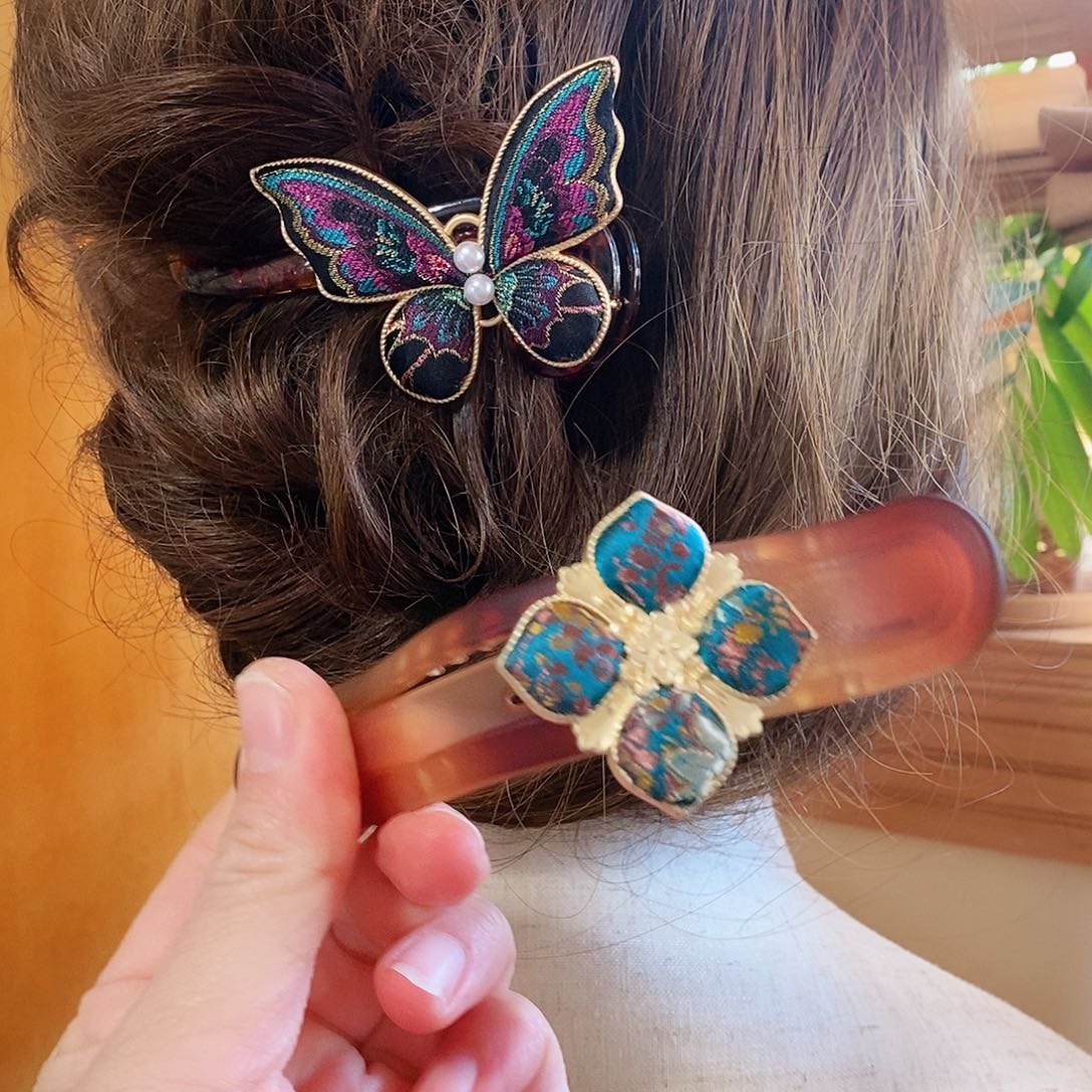 花岗石铁合金发夹发卡头饰发饰头饰