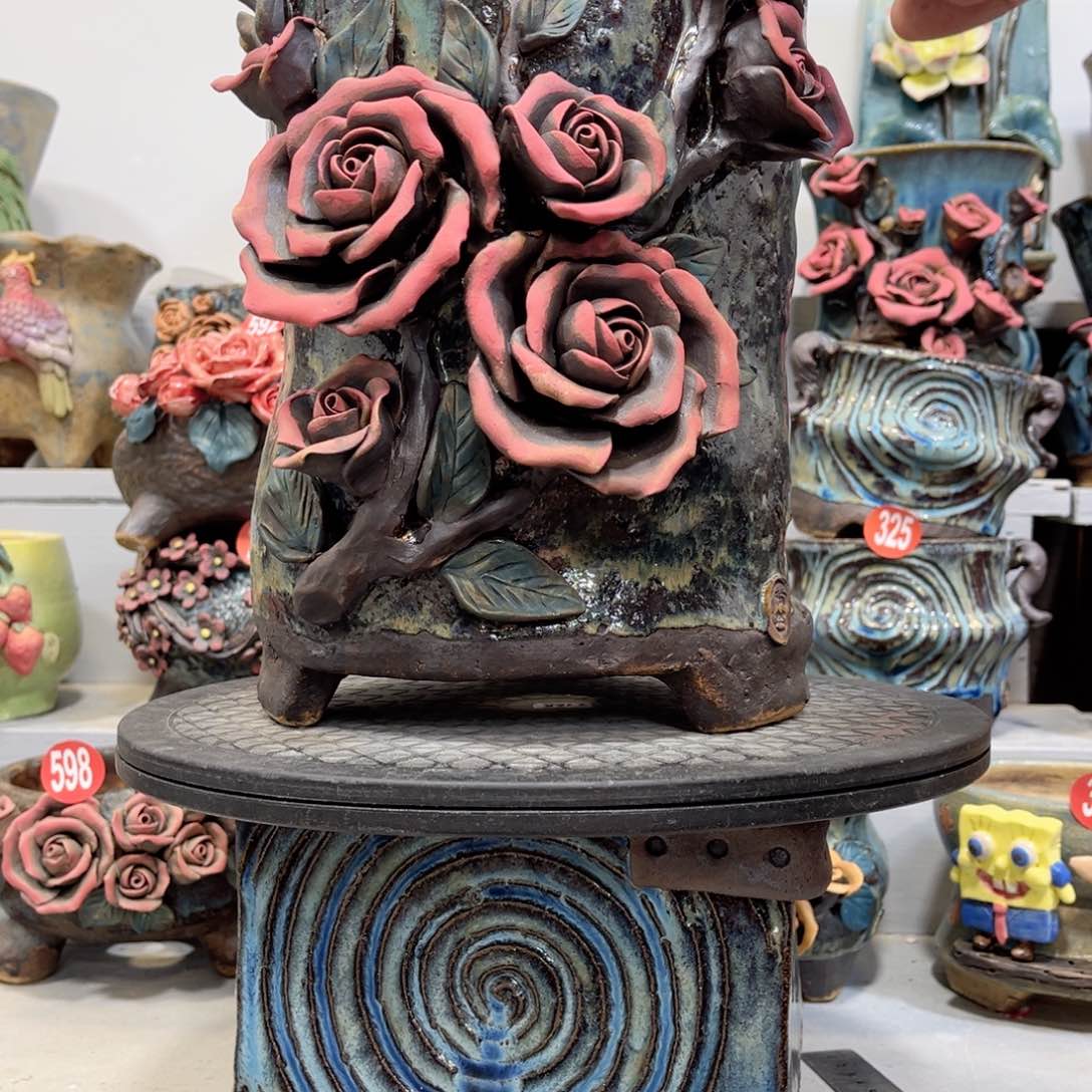 陶瓷林*259 号陶然花盆微瑕