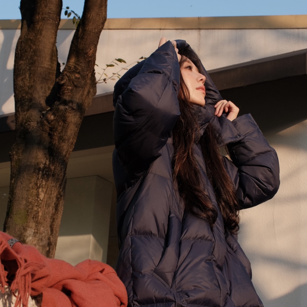 EVERPOP【新号开播】新国标90白鹅绒保暖轻奢时尚女款羽绒服-EP001