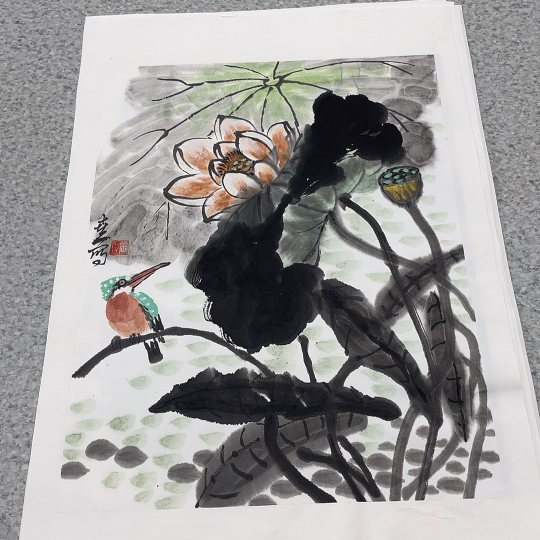 国画1.4平尺国画作品