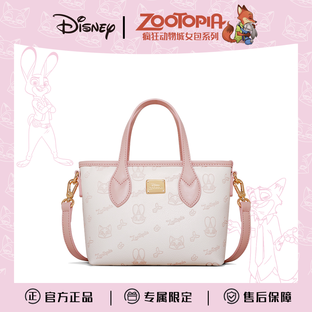 Disney/迪士尼【疯狂动物城】正版联名限定尼克朱迪菜篮子斜跨包商品图