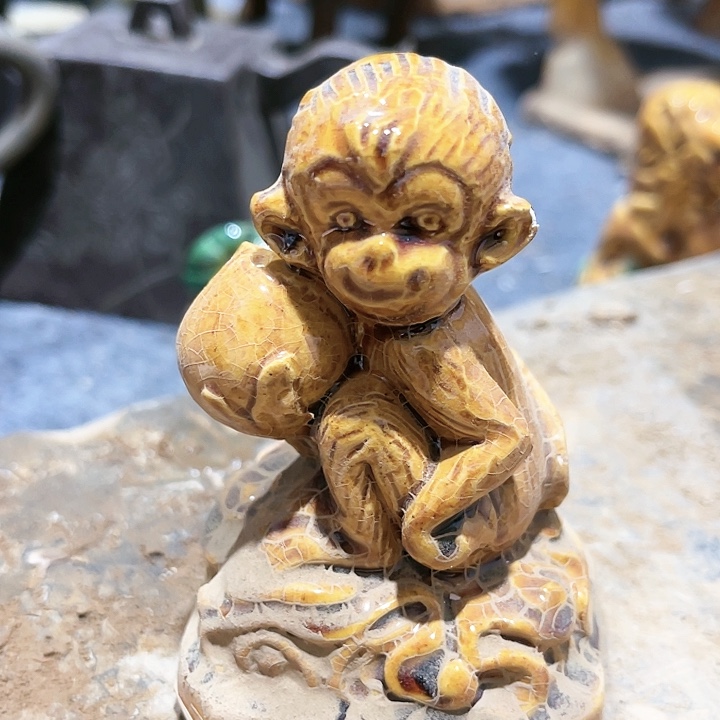 瓦当摆件摆件茶桌茶台陶瓷