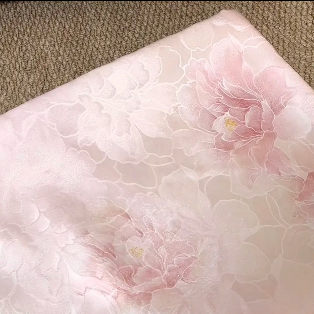 【粉牡丹】1.4门幅30姆米对花正娟（无退换）