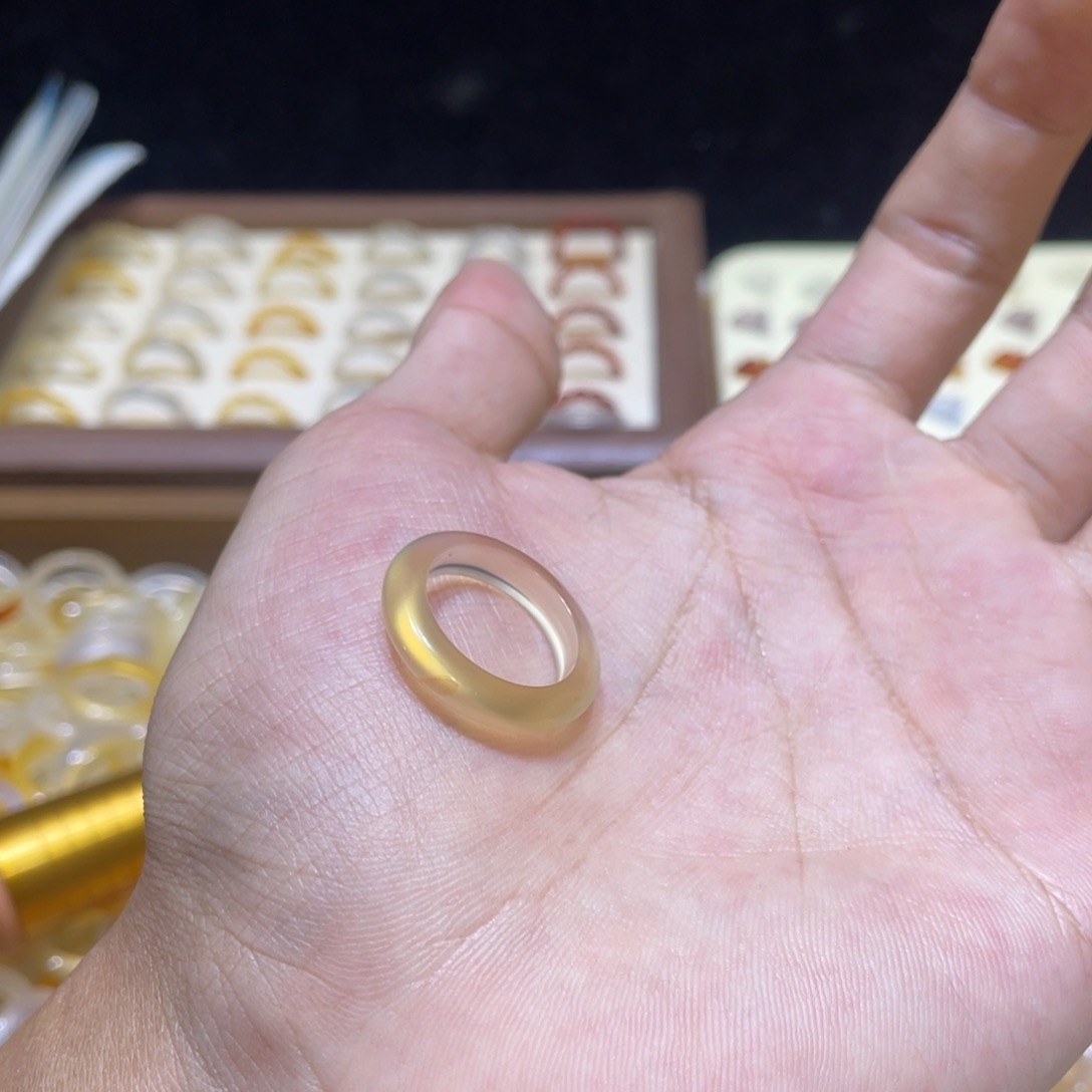 玛瑙/玉髓合金戒指85号港13