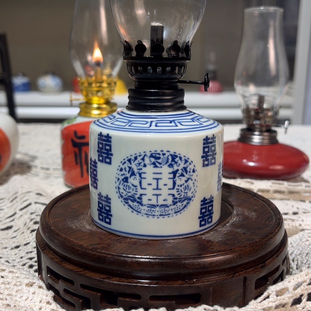 摆件景德镇陶瓷香薰灯