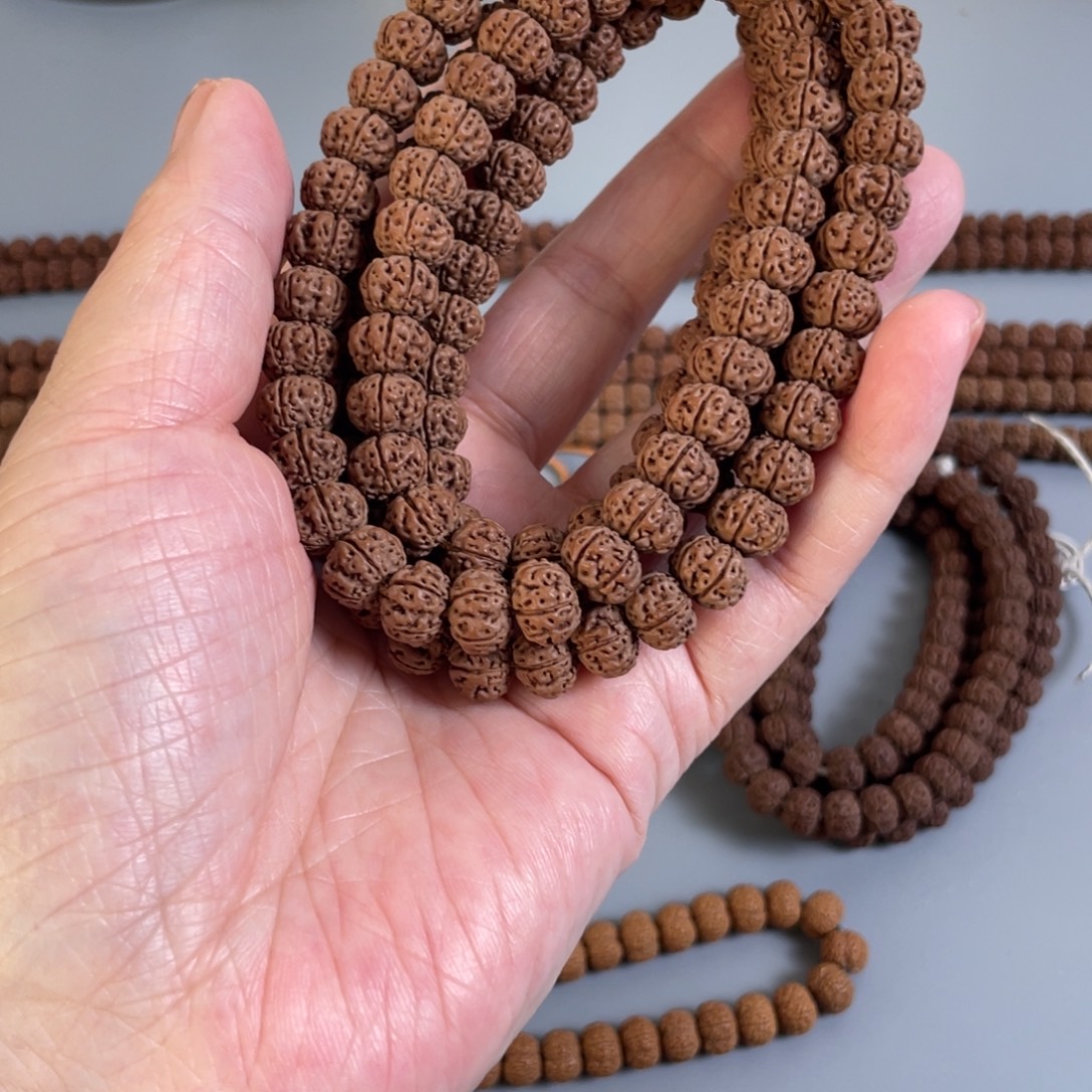 吊坠金刚菩提凹底梅花108