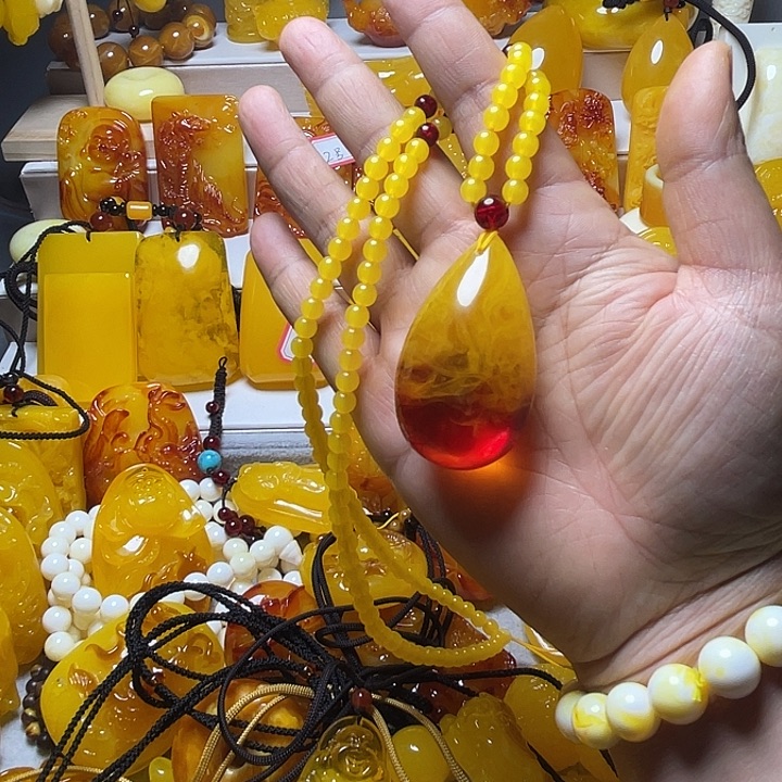 麦***当水滴挂件 服饰配饰