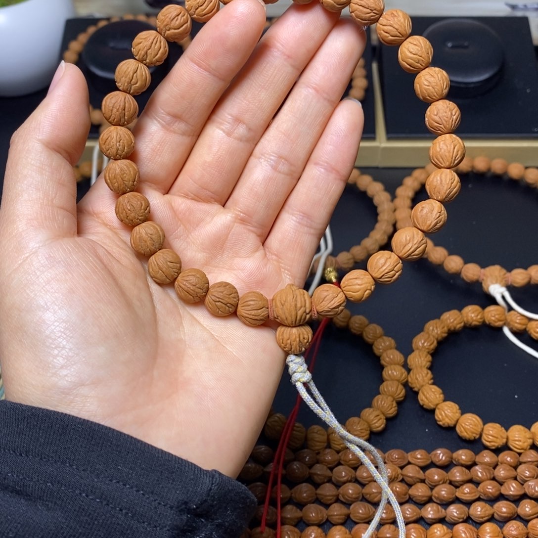 河***风桃核手串秦岭文玩桃核手持